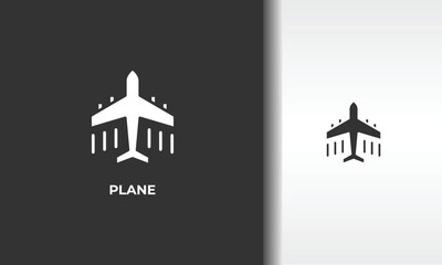 Plane Vector, Icon Or Logo Sign Isolated Symbol Illustration