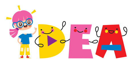 Creative And Positive Thinking Illustration