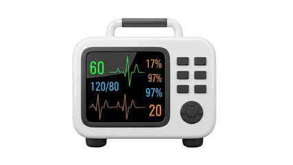 Fototapeta premium Vital Signs Monitor Display