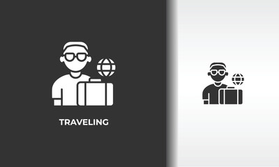 Traveling Vector, Icon Or Logo Sign Isolated Symbol Illustration