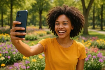 people doing selfies