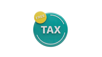 Free Tax 3D Icon