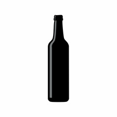 wine bottle vector illustration