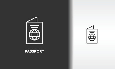 Passport Vector, Icon Or Logo Sign Isolated Symbol Illustration