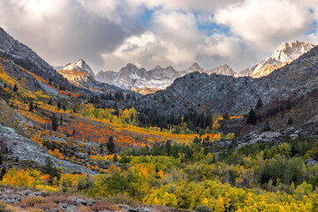 Autumn in the Eastern Sierra mountains in Inyo National forest near Bishop, California. 