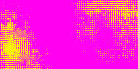 Pink Neon colored urban punk background with halftone texture, paint drops and splashes. art