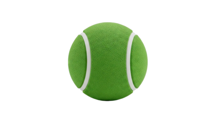 Single Green Tennis Ball