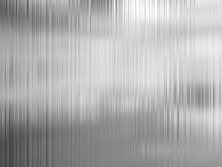 High-contrast silver texture with sharp vertical stripes creating a dynamic look.