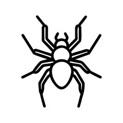 Obraz premium Fierce and Fearsome A Bold Tarantula Icon Design