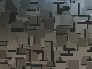 Advanced sci fi wall panel texture with black metallic futuristic pattern