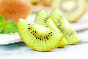 Fresh Kiwifruit Slices - Still Life Food Photography © LamHuong