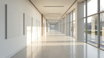 Modern Office Signage Mockup on Interior Wall