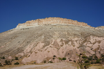 Rock Formations in Zelve Valley, Nevsehir, Turkiye