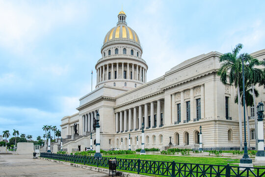 The National Capitol of Cuba (El Capitolio), located in Havana.