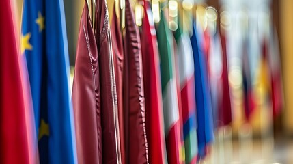 Exploring the diverse backgrounds of global flags and their connection to international relations