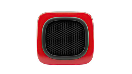 Red Portable Bluetooth Speaker with Black Grille