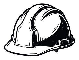 Reliable personal protective equipment hard hat essential for construction workers safety and industrial protection widely used for workplace signage or educational materials