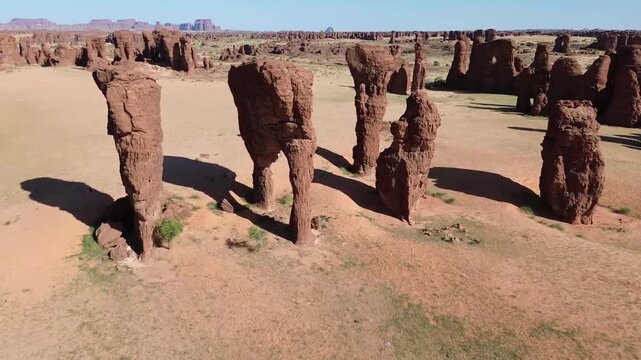 Video of Ennedi desert in Chad Africa