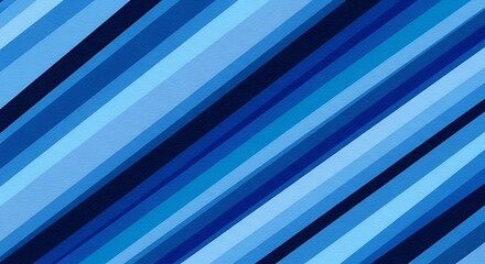 Abstract blue diagonal stripes background with varying shades of blue.