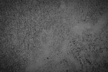 Photo of a dirty cement floor. Grey stained concrete background