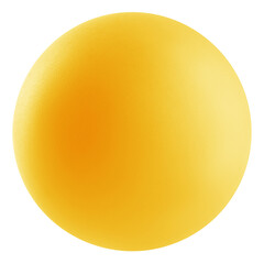 Ping Pong Ball isolated on white background, full depth of field