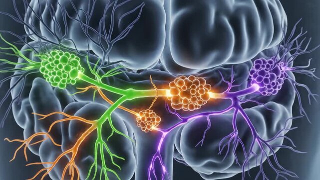 Scientific Visualization of Cholecystokinin Interneuron Pathways in the Brain