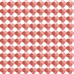 Seamless Pattern of Pink Macarons in Pastel Colors with Soft Lighting on White Background for Bakery Branding