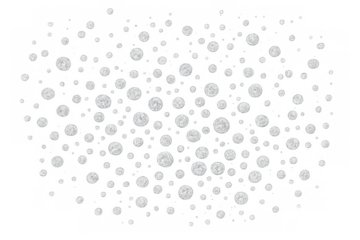 Falling snow overlay with shimmering light elements creating a winter blizzard or festive bokeh effect on transparent background