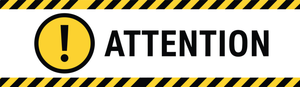 Attention black and yellow strip for safety. Yellow and black danger tape set. Caution attention tape in yellow and black diagonal stripes road line. hazardous warning tape. Seamless barrier. 