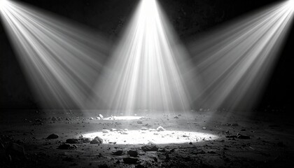 Dramatic bright light