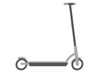 Scooter electric vector icon modern simple flat cartoon graphic illustration design isolated cut out, kick escooter vehicle minimal image clip art
