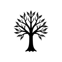 Obraz premium Illustration of a simple tree