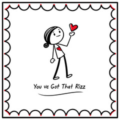 vector illustration of a happy valentines day