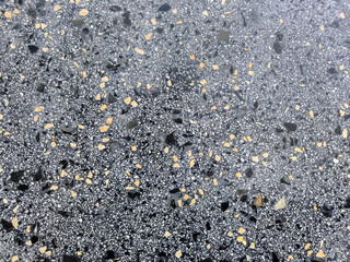 Terrazzo Texture: A  terrazzo surface, showcasing the unique and intricate patterns of chips embedded within the polished concrete.