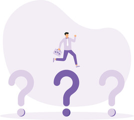 Problem solving and asking question or finding solution for difficulty, confusion or brainstorm concept

