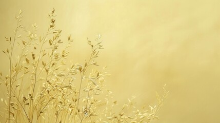 A grainy texture adds depth and interest to this otherwise serene pale yellow background