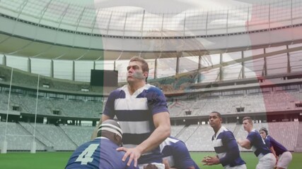 Hooker tossing rugby ball into lineout lifters hoisting jumper catching, receiver passing for drill