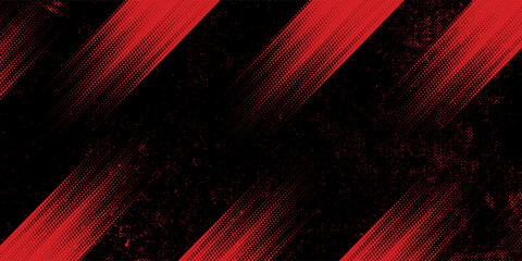 Halftone dots red and blue color pattern gradient grunge texture background. Dot pop art comic sport style vector illustration. modern background