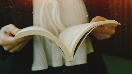 Reading books and self-learning, cultivating a love of reading, and expanding knowledge from books.