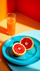 orange juice and orange