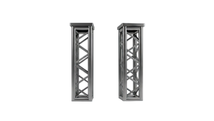 Two Aluminum Stage Truss Towers