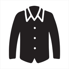 Black Jacket with White W and Buttons