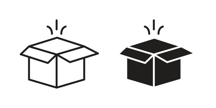 New product icons set designed in filled, outline, line and stroke style
