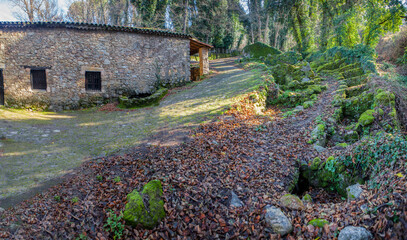 Marta Ravine of Valdastillas, Jerte Valley, Caceres, Extremadura, Spain