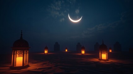 Regip Kandili Spiritual Evening with Lantern Glow and Calm Night Mood