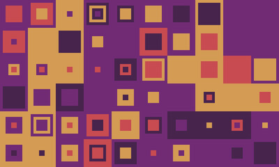 Abstract geometric background featuring a vibrant mosaic of squares in warm and cool tones.  This visually engaging design is perfect for presentations, websites, or social media.