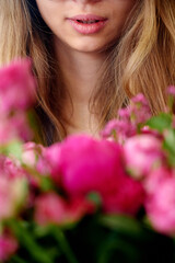 Vibrant, fresh red rose flower bouquet arrangement