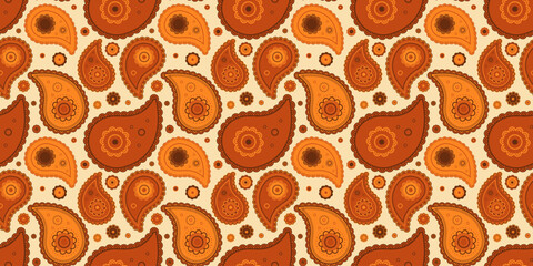 Fototapeta premium Beauty style flourish endless. Pastel spa as droplet retro style. Tissue paisley at tranquility simplicity.