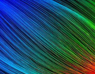 Vibrant abstract lines of color