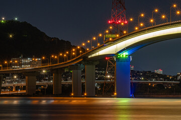 Night View of Kaita Bridge